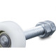 Roldana Para Portao Nylon Guia Superior 17X44Mm Com Rolamento E Rosca - 060101 - Kit C/2 Pecas Roldana Para Portao Nylon Guia Superior 17X44Mm Com Rolamento E Rosca - 060101 - Kit C/2 Pecas