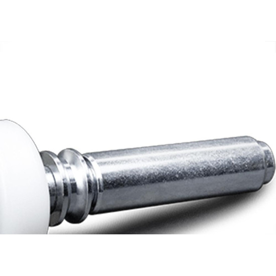 Roldana Para Portao Nylon Guia Lateral 18X60Mm Com Rolamento - 061107 - Kit C/2 Pecas