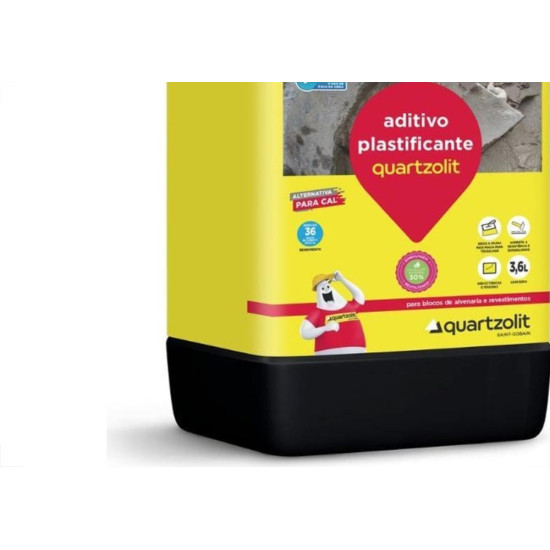 Impermeabilizante Quartzolit Aditivo Para Argamassa 3,6L
