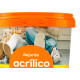 Rejunte Acrilico Quartzolit Marrom Cafe 1Kg