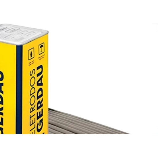 Eletrodo Gerdau Carbono E-7018 - 3,25Mm - Lata - Preco Por Kilo - Kit C/15 Quilos