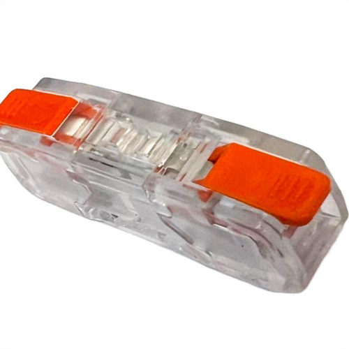 Conector Frontec Emenda 2 Polos - 0,2Mm A 1,5Mm - 24A. Pacote Com 20 Pecas -F24251/20