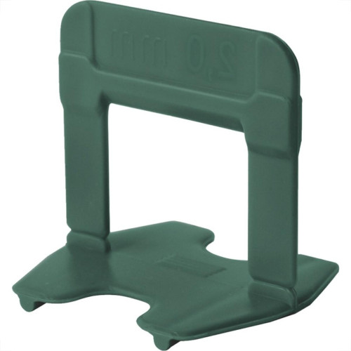 Espacador De Piso Cortag Nivelador Eco Verde 2,0Mm Pacote Com 50 Pecas
