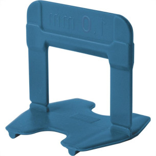 Espacador De Piso Cortag Nivelador Eco Azul 1,0Mm Pacote Com 50 Pecas