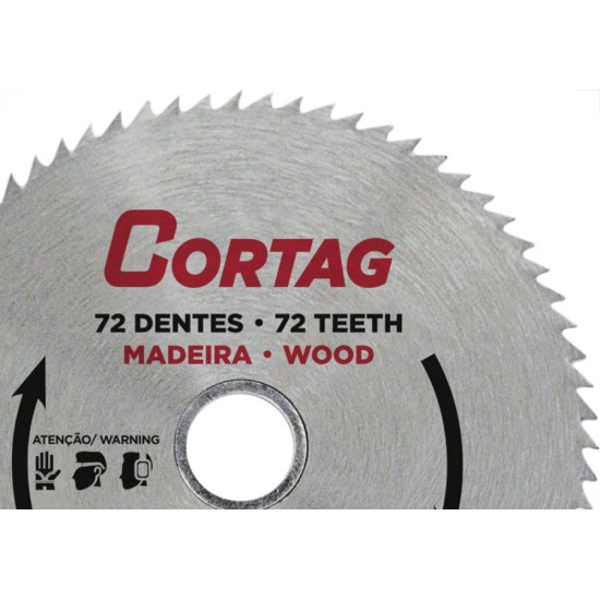 Serra Circular Widea Cortag 4.3/8''X 72 Dentes X 20Mm