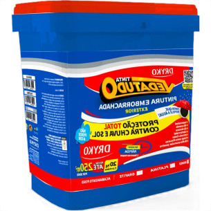 Tinta Emborrachada Dryko Vedatudo Cinza Grafite 20Kg