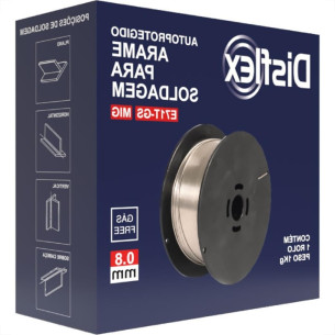 Arame Para Solda Mig Sem Solda Disflex 0,8Mm Rolo Com 1 Kg - E71T-Gs