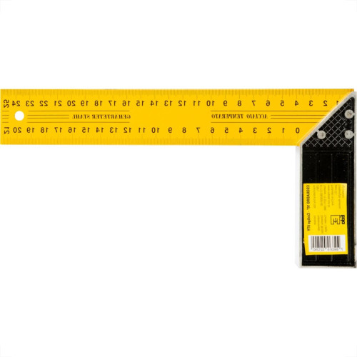 Esquadro Eda Aluminio 10'' - 25Cm - 0Ty