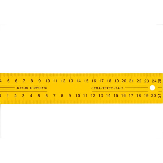 Esquadro Eda Aluminio 10'' - 25Cm - 0Ty