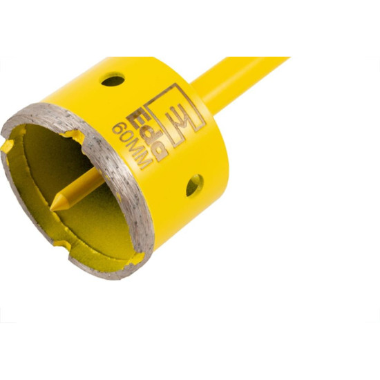 Serra Copo Diamantada Com Haste Eda 60Mm - 0Tk