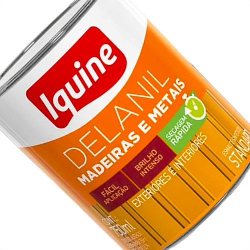 Tinta Esmalte Standard Iquine Delanil 750Ml Marrom Tabaco