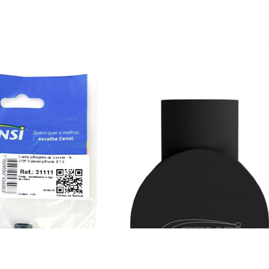 Cunha Para Registro Gaveta Censi N.170P - 31111