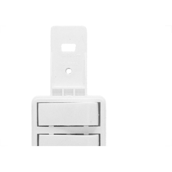 Conjunto Para Condulete Dicompel Monaco Branco 2 Simples - Dc-7100/10