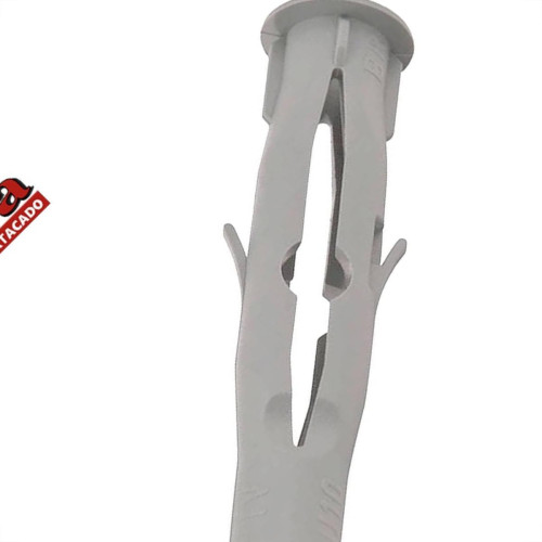 Bucha Fixacao Para Tijolo Baiano Fera No.08 Pacote Com 1000 Pecas