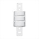 Conjunto Para Condulete Dicompel Monaco Branco 3 Simples - Dc-7100/16