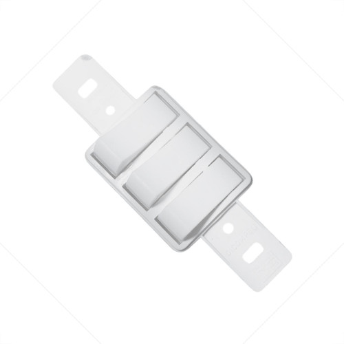 Conjunto Para Condulete Dicompel Monaco Branco 3 Simples - Dc-7100/16