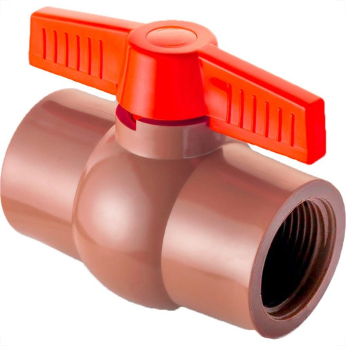 Registro Esfera Pvc Rosca Interna Higiban 1.1/2''
