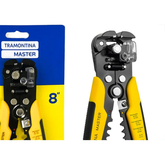 Alicate Descascador De Fio Tramontina Master Automatico 8'' - 44011508