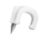 Grampo Para Fio Sforplast Coaxial 8Mm Branco 2,5X25Mm Com 20 Pecas