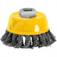 Escova De Aco Copo Fertak Aco Carbono Torcida 100Mm X M14 - 2732