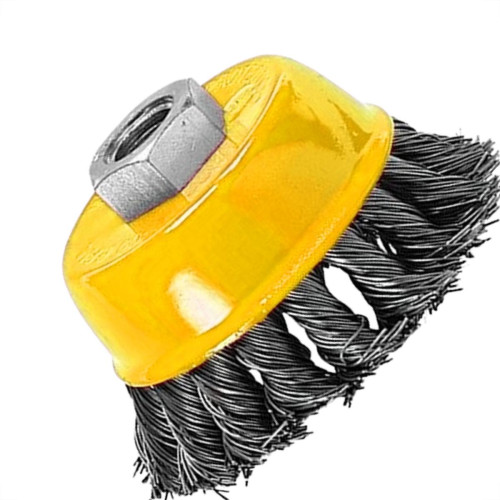 Escova De Aco Copo Fertak Aco Carbono Torcida 100Mm X M14 - 2732