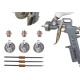 Pistola Para Pintura Fertak 3 Bicos 600Ml