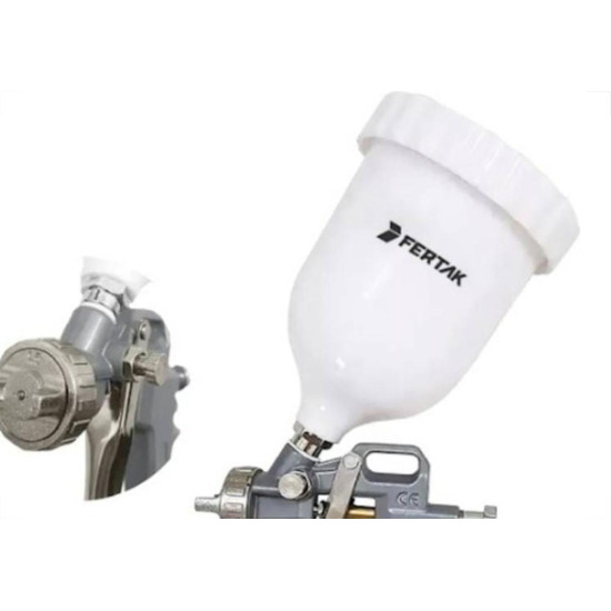 Pistola Para Pintura Fertak 3 Bicos 600Ml
