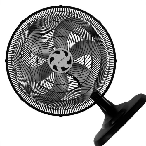 Ventilador De Mesa Ventisol Turbo Preto 6 Pas 50Cm. 127V. - 4259