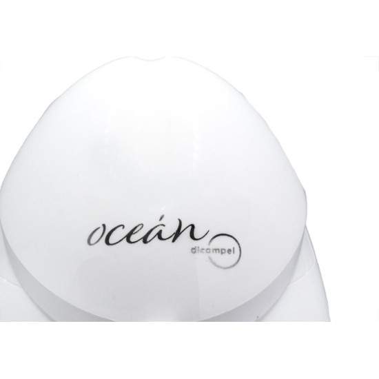 Ducha Dicompel Ocean 4 Temperaturas 5.500W. 127V. Branca Friso Preto