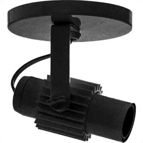 Spot Aletado Annlux 1 Simples Preto