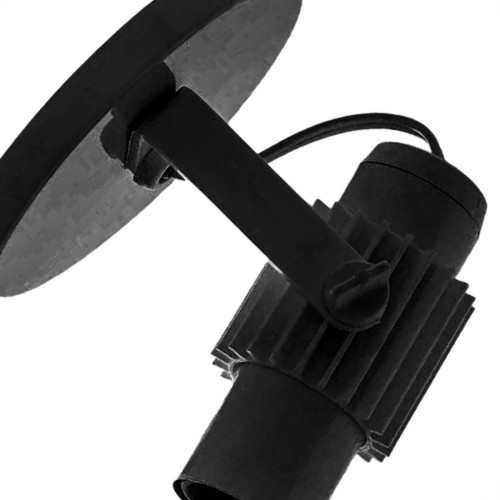 Spot Aletado Annlux 1 Simples Preto