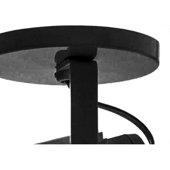 Spot Aletado Annlux 1 Simples Preto