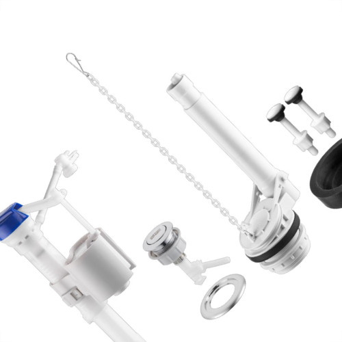 Kit Para Caixa Acoplada Herc Entrada Plus Single Flush Acionamento Superior