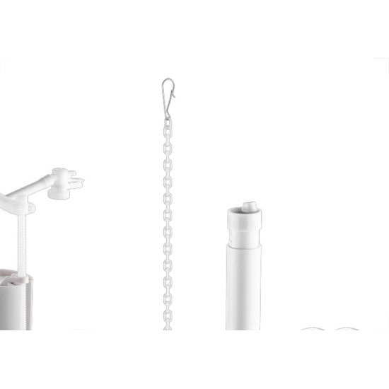 Kit Para Caixa Acoplada Herc Entrada Plus Single Flush Acionamento Superior