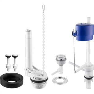 Kit Para Caixa Acoplada Herc Entrada Basic Single Flush Acionamento Superior