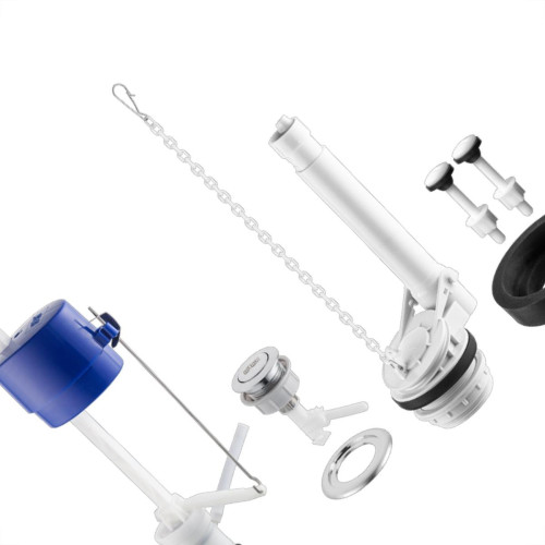 Kit Para Caixa Acoplada Herc Entrada Basic Single Flush Acionamento Superior