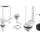 Kit Para Caixa Acoplada Herc Entrada Basic Single Flush Acionamento Superior