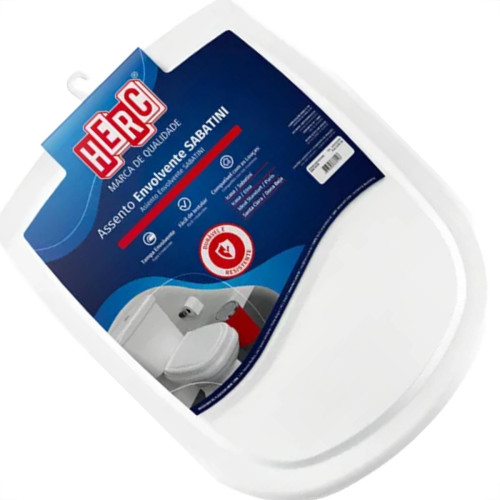 Assento Sanitario Herc Tampa Envolvente Sabatini Branco