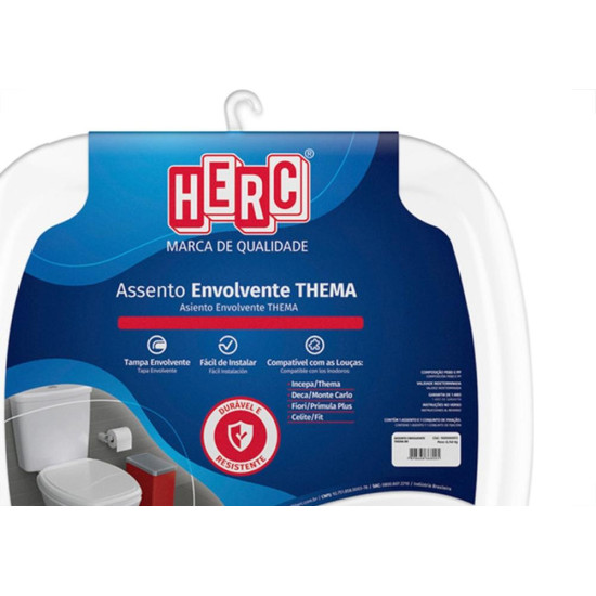 Assento Sanitario Herc Tampa Envolvente Thema Branco