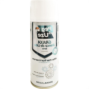 Graxa Spray Peg E Uze Etaniz Branca Litio 250Ml/110G.