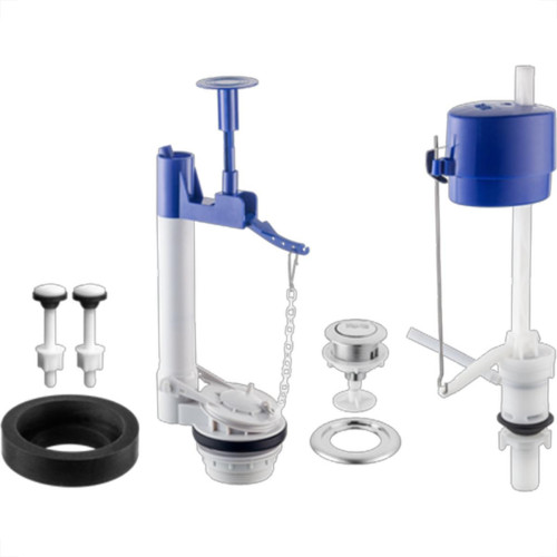 Mecanismo Para Caixa Acoplada Herc Single Flush Entrada Basic Acionamento Superior Castelo
