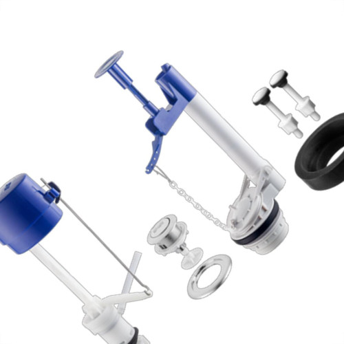 Mecanismo Para Caixa Acoplada Herc Single Flush Entrada Basic Acionamento Superior Castelo