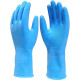 Luva Borracha Imbat Verniz Silver Azul 8 - M