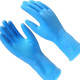 Luva Borracha Imbat Verniz Silver Azul 8 - M