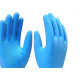 Luva Borracha Imbat Verniz Silver Azul 9 - G