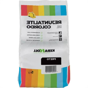 Rejunte Kerakoll Cinza Preto 5 Kg - Kit C/5 Quilos