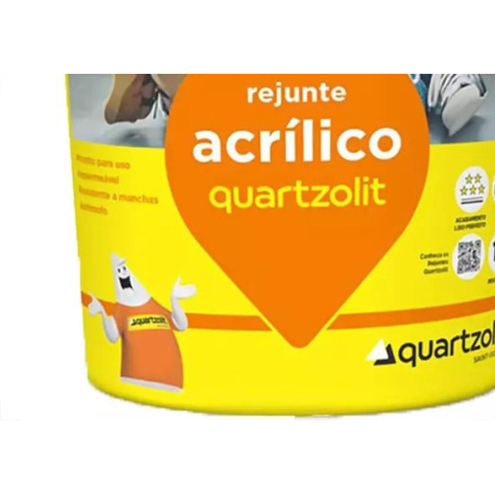 Rejunte Acrilico Quartzolit Marrom Cafe 1Kg