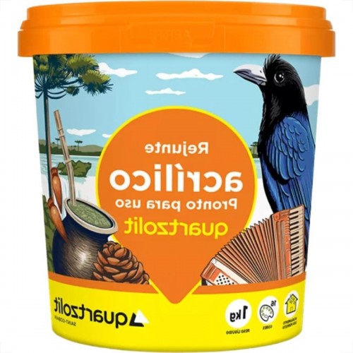 Rejunte Acrilico Quartzolit Preto Grafite 1Kg