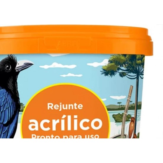 Rejunte Acrilico Quartzolit Preto Grafite 1Kg