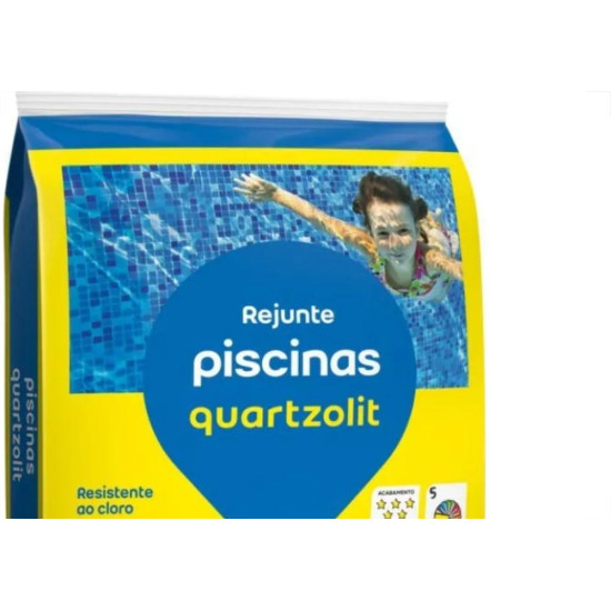Rejunte Piscina Quartzolit Branco 5Kg - Kit C/5 Quilos